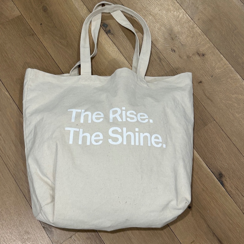 VUORI CREAM TOTE THE RISE THE SHINE - Picture 5 of 7